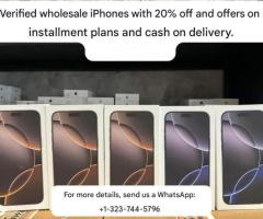 Installment Wholesale suppliers of iPhones 16/ 15 /14/ 13 / 12 /11 ( WhatsApp +1-323-744-5796 )